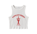 Swords Logo Crop Tank Top