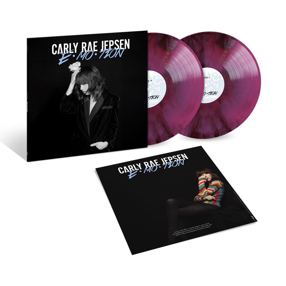 carly rae jepsen アナログ レコード LP セット E•MO•TION (10th Anniversary Edition Magenta Swirl Color Vinyl) 2LP